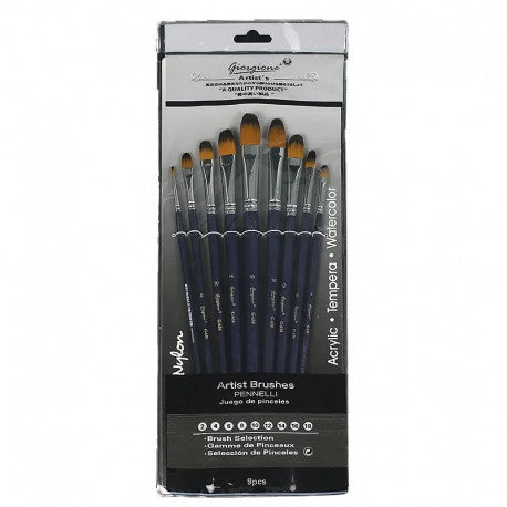 et de 9 Pinceaux Langue de Chat – Giorgione | Nylon Professionnel beaux-arts prix tunisie