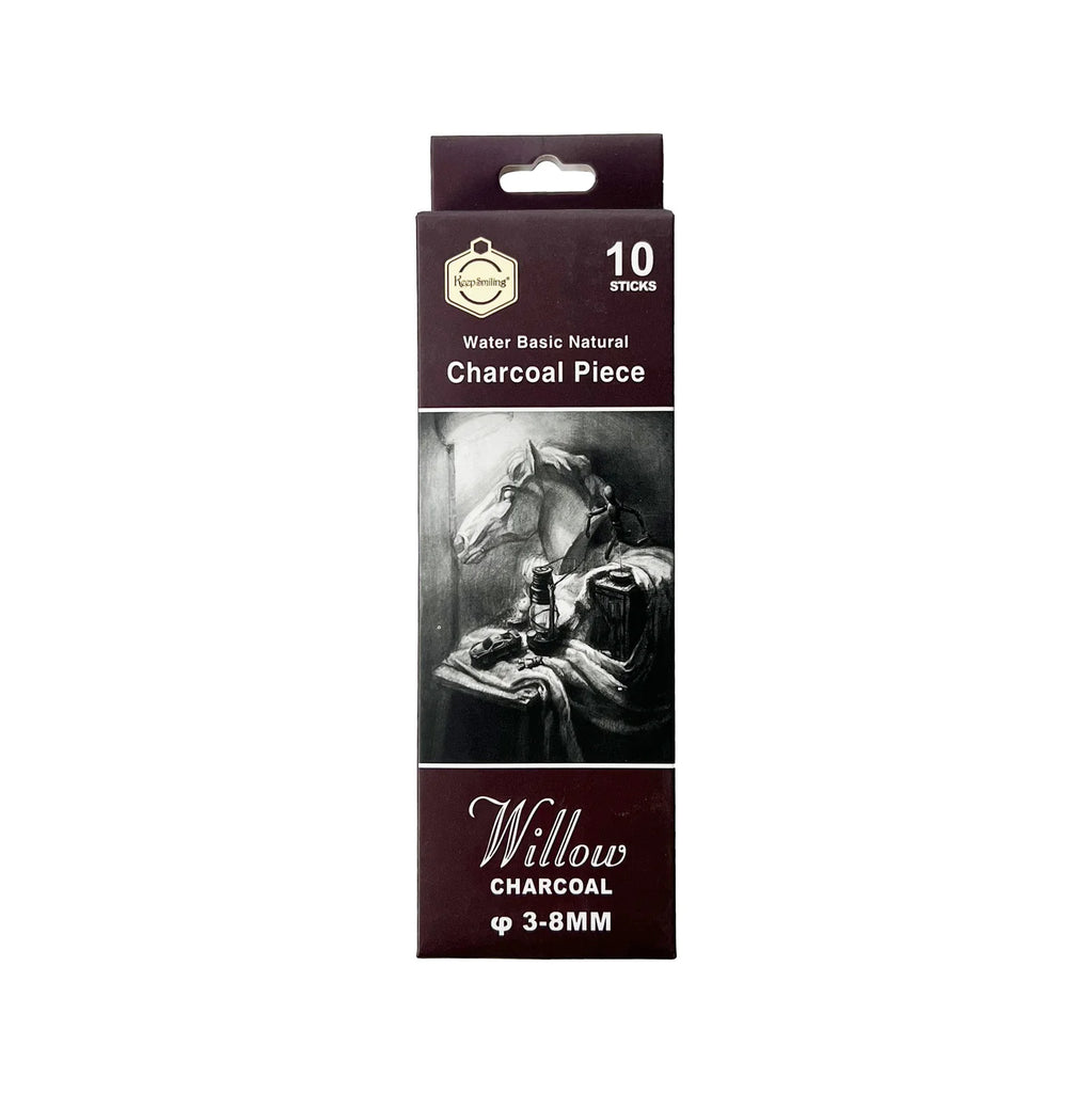 Lot de 10 Fusains Naturels en Saule – Willow Charcoal | Bâtonnets de Charbon beaux-arts prix tunisie