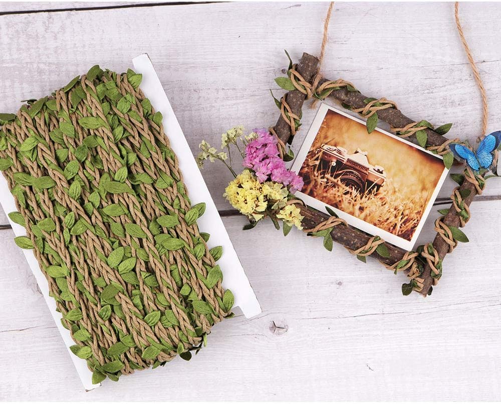 Fil Toile Décoratif avec Feuilles – Rouleau Naturel DIY beaux-arts prix tunisie