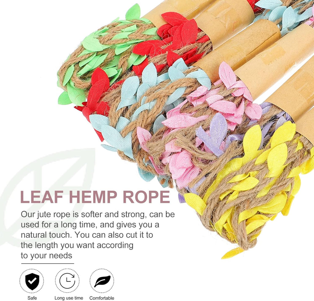 Fil Toile Décoratif avec Feuilles – Rouleau Naturel DIY beaux-arts prix tunisie