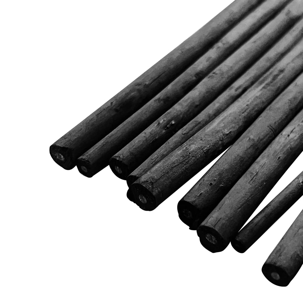 Lot de 10 Fusains Naturels en Saule – Willow Charcoal | Bâtonnets de Charbon beaux-arts prix tunisie