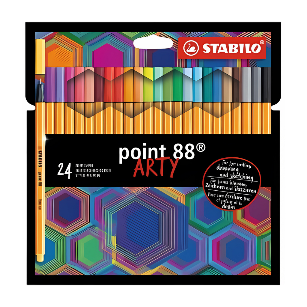 24 stylos STABILO point 88- pointe fine - ARTY Bureau prix tunisie