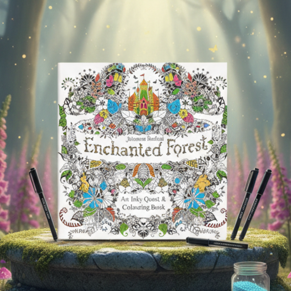Livre de Coloriage Mandalas - Enchanted Forest Bureau prix tunisie
