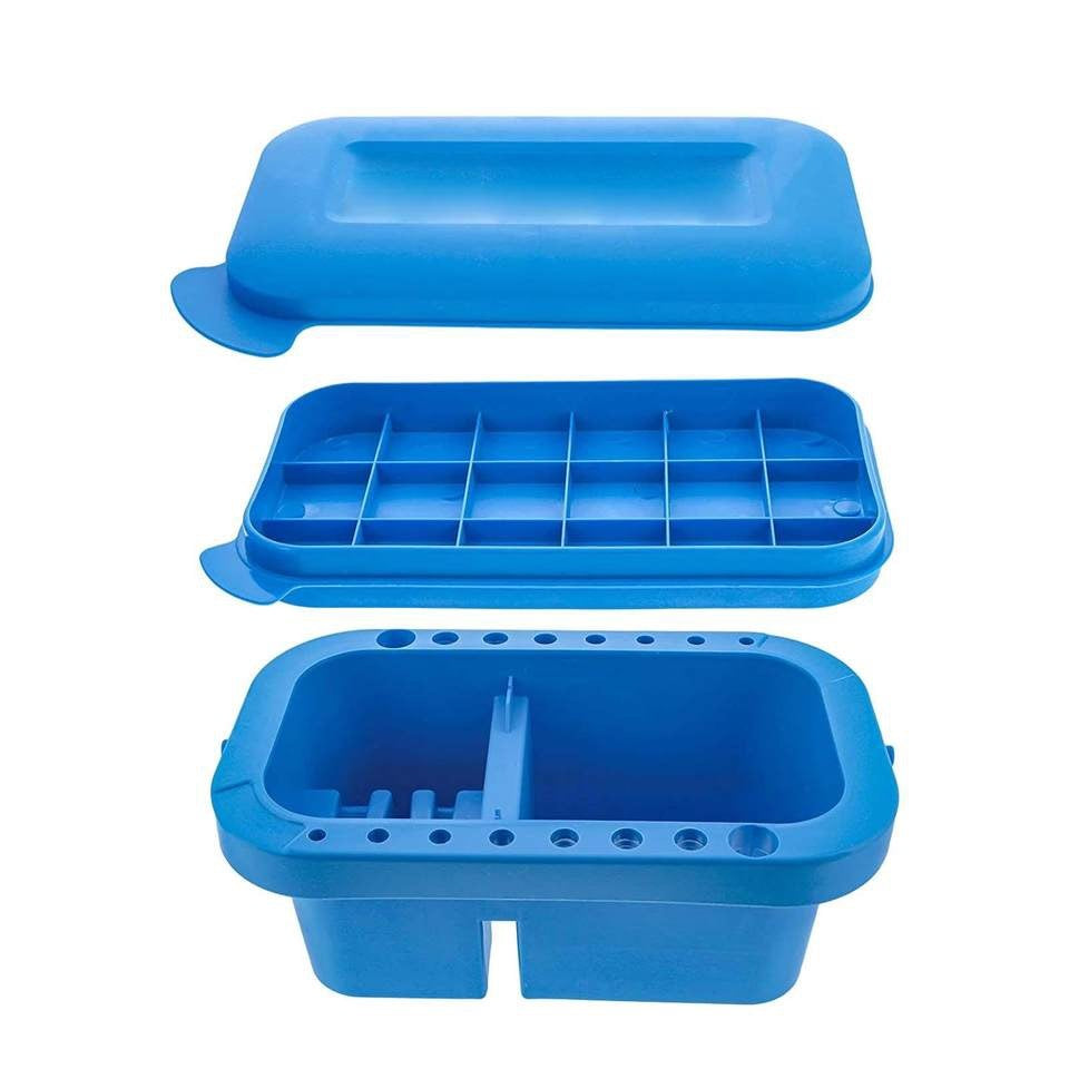 Porte-Pinceaux Bleu – Organisateur d’Atelier beaux-arts prix tunisie