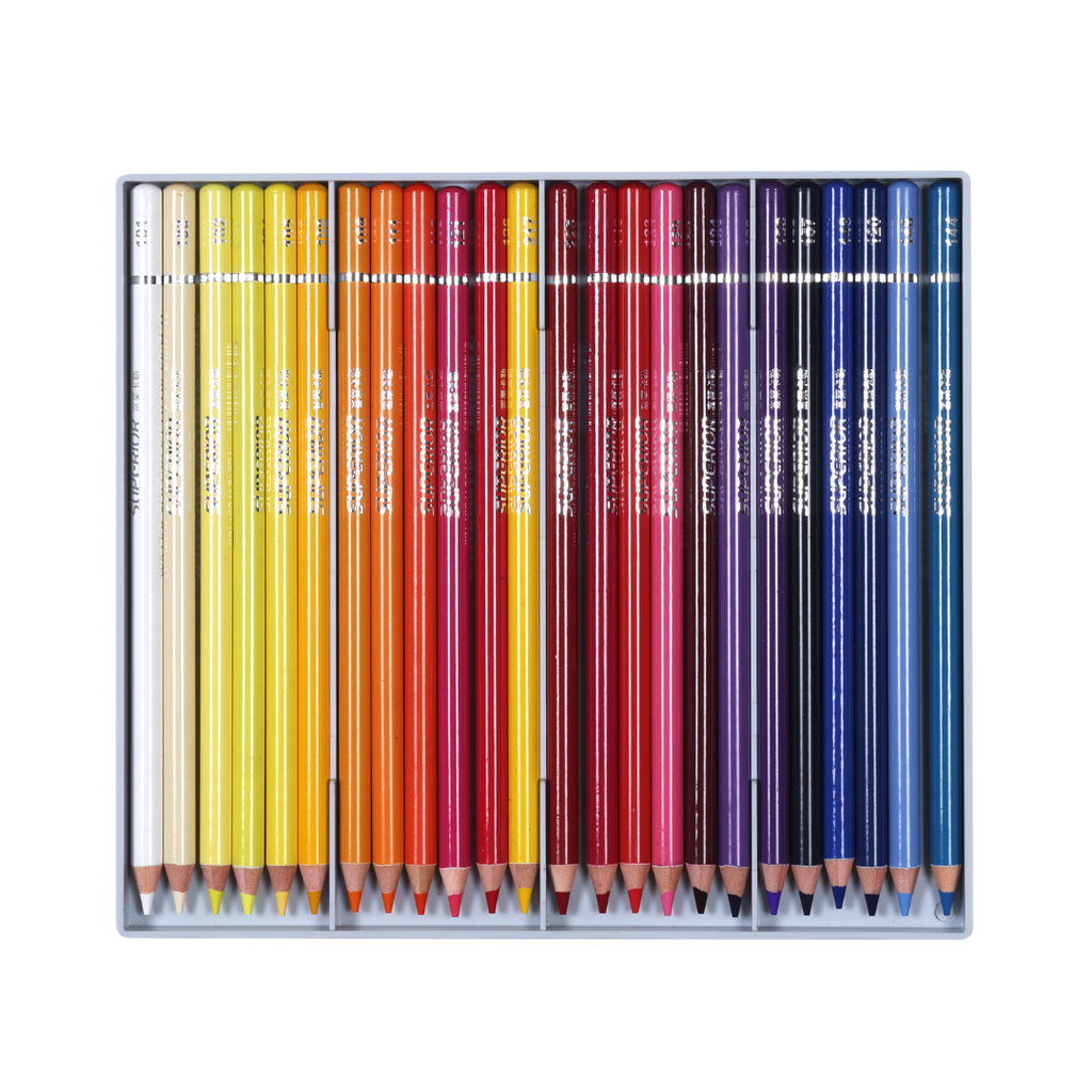 Set de 24 Crayons de Couleur Aquarellables – Superior beaux-arts prix tunisie