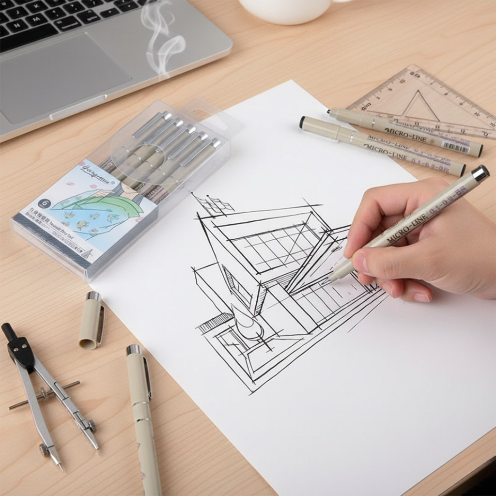 Set de 6 Stylos PITT Artist – Giorgione | Stylos de Dessin Professionnels beaux-arts prix tunisie