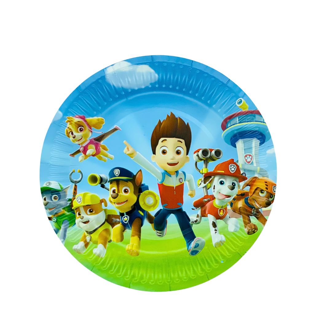 Assiettes anniversaire Paw Patrol (pack de 10) anniversaire prix tunisie