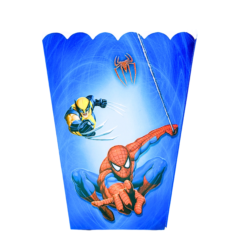 Boite pop-corn anniversaire SpaiderMan (pack de 10) anniversaire prix tunisie