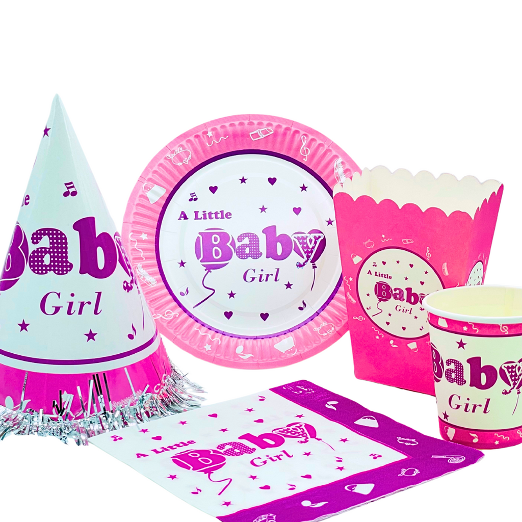 Décoration Anniversaire A Little Baby Girl 50 piéces anniversaire prix tunisie