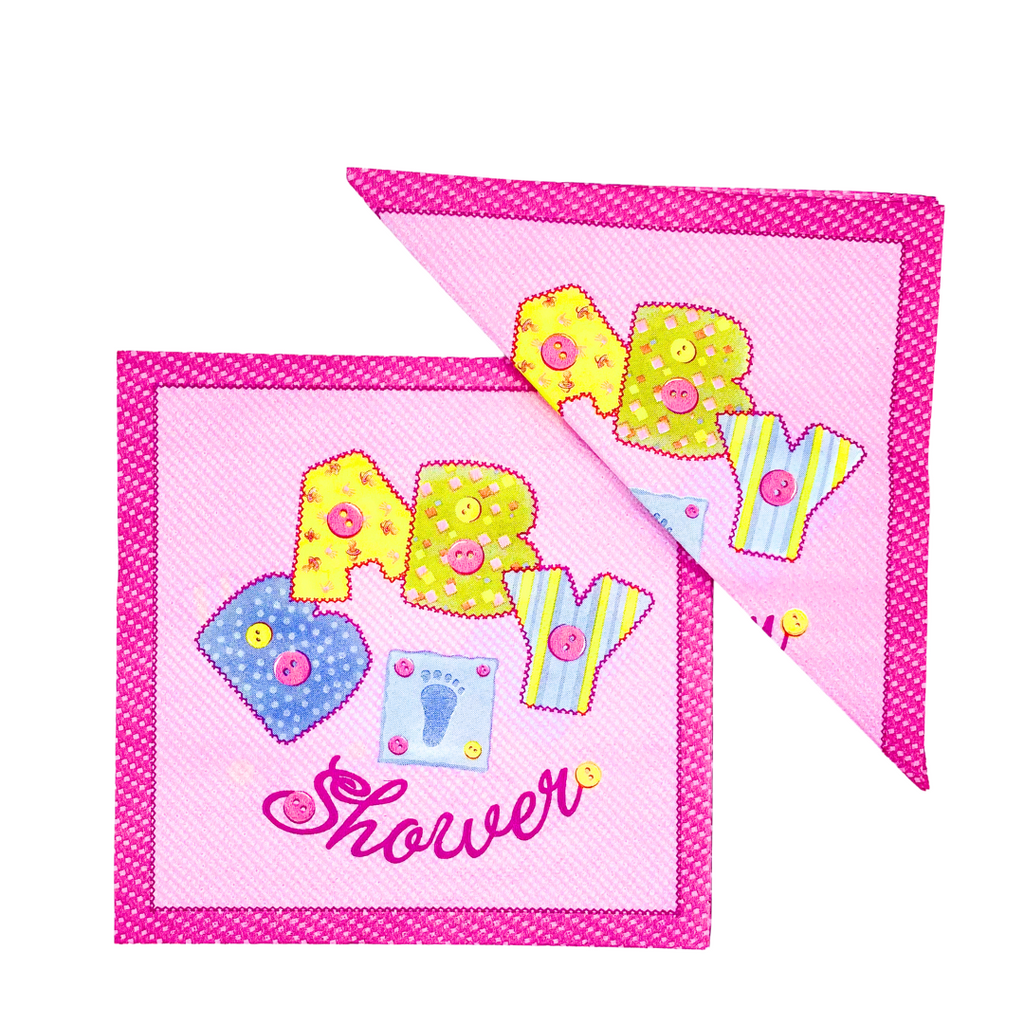 Papiers Serviettes anniversaire Baby Shower (pack de 10) anniversaire prix tunisie