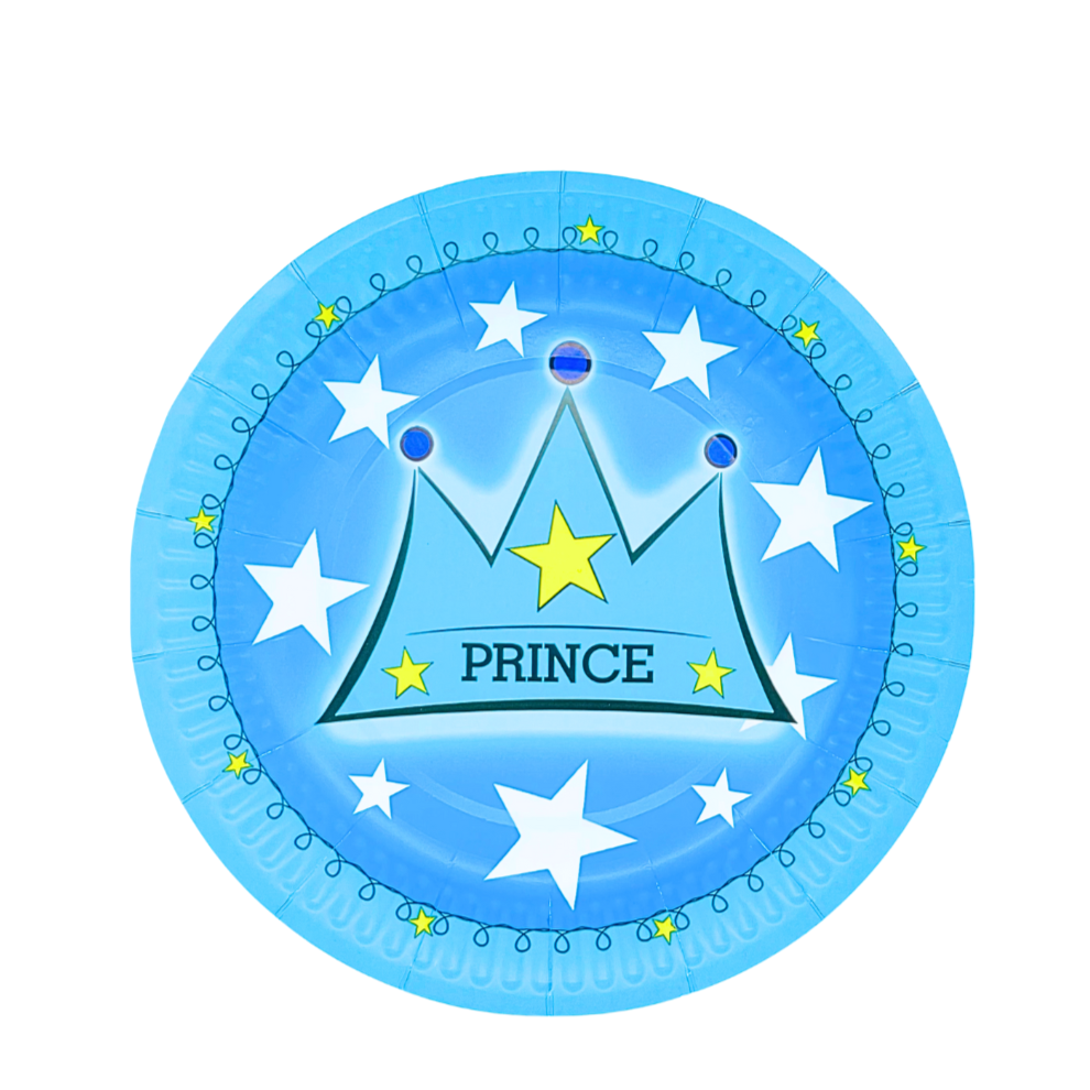 Assiettes anniversaire Prince (pack de10) anniversaire prix tunisie