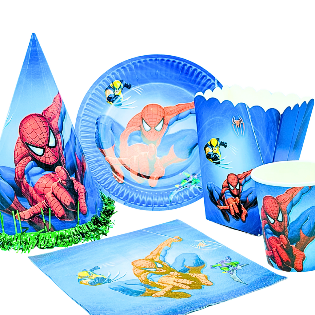 Décoration Anniversaire SpaiderMan 50 Piéces anniversaire prix tunisie