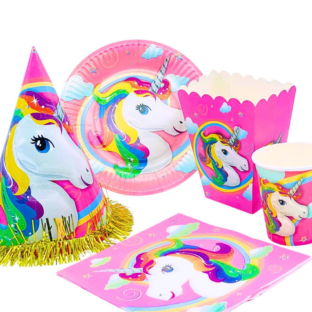 Décoration Anniversaire Unicorn Rose 50 Piéces anniversaire prix tunisie