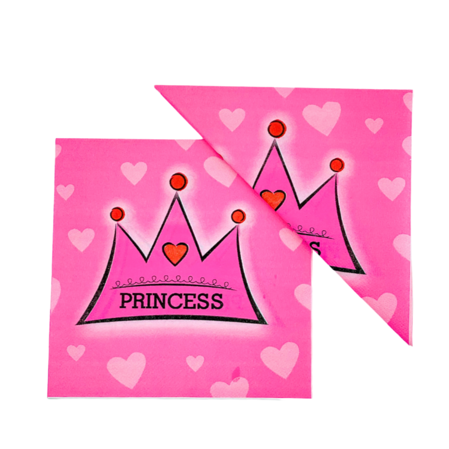 Papiers serviettes anniversaire Princess (pack de 10) anniversaire prix tunisie
