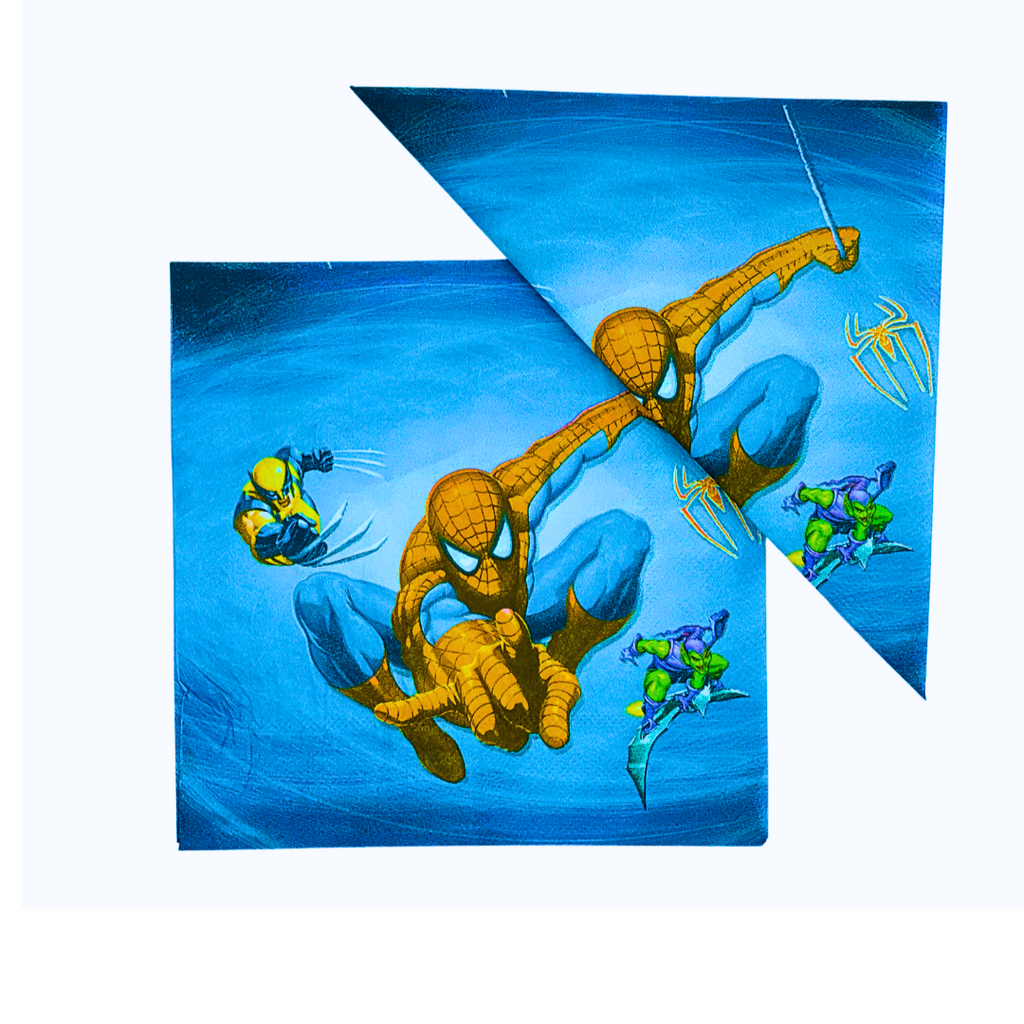 Papiers serviettes anniversaire SpaiderMan (pack de 10) anniversaire prix tunisie