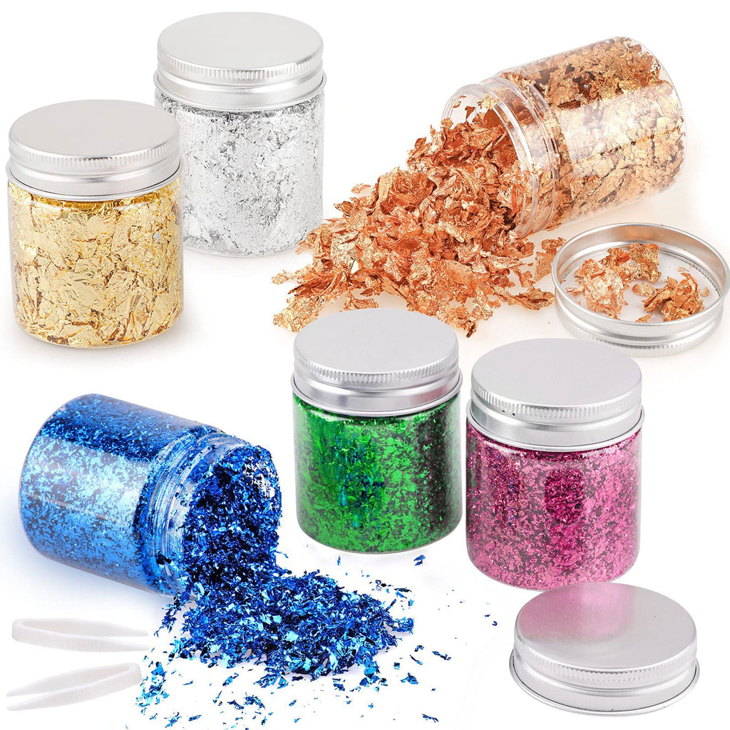 Copeaux a dorer ,Flocons de feuille , 7 Couleurs beaux-arts prix tunisie