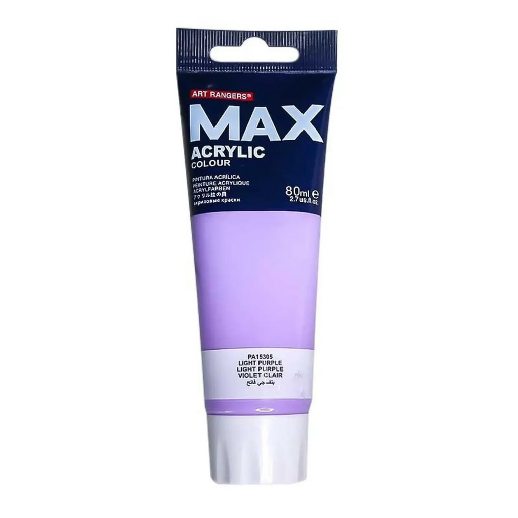 Tube Acrylique ART RANGERS MAX – 80 ml Violet clair beaux-arts prix tunisie