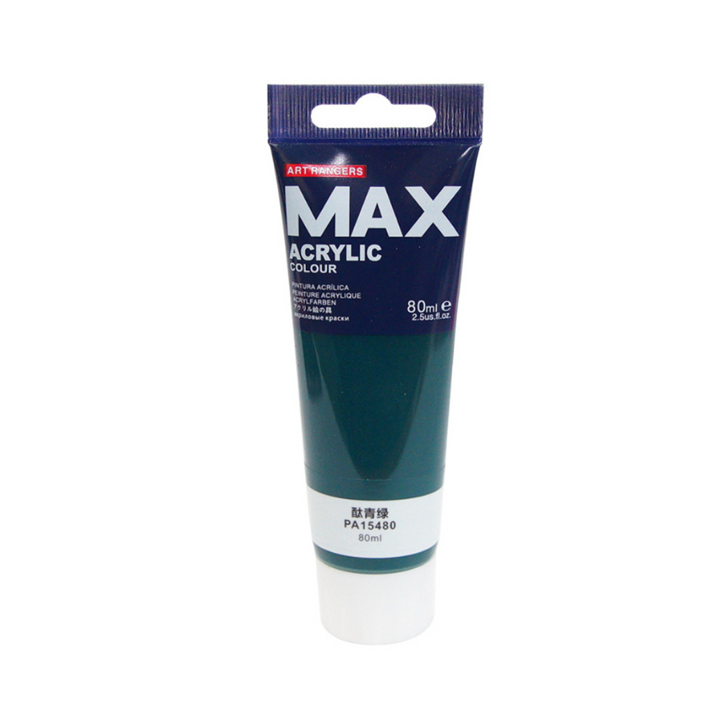 Tube Acrylique ART RANGERS MAX – 80 ml Vert Phtalo beaux-arts prix tunisie