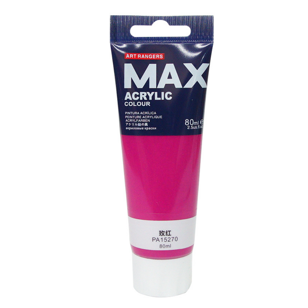 Tube Acrylique ART RANGERS MAX – 80 ml Rose rouge beaux-arts prix tunisie