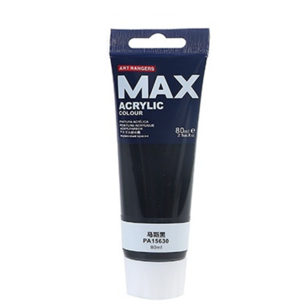 Tube Acrylique ART RANGERS MAX – 80 ml Noir beaux-arts prix tunisie