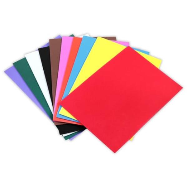 (CoPAPIER MOUSSE A3 2MM 30*40CM COULEUR (10 feuilles) beaux-arts prix tunisie