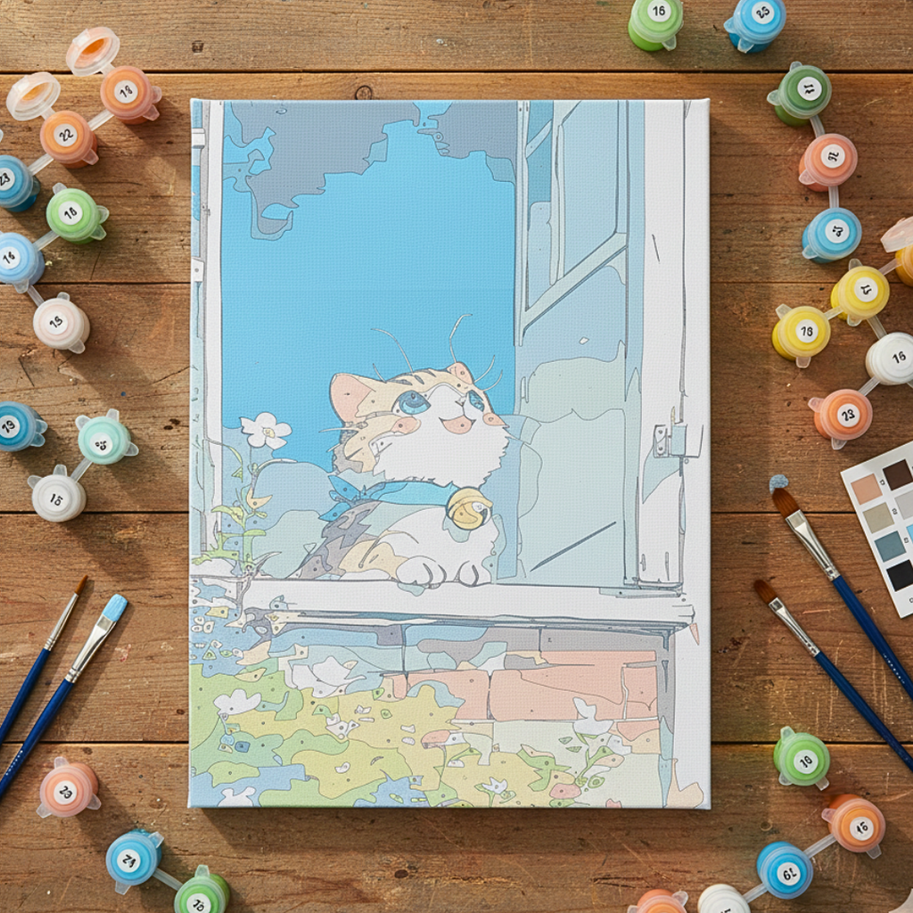 🎨 Kit Peinture à la Gouache sur Toile – DIY Art beaux-arts prix tunisie