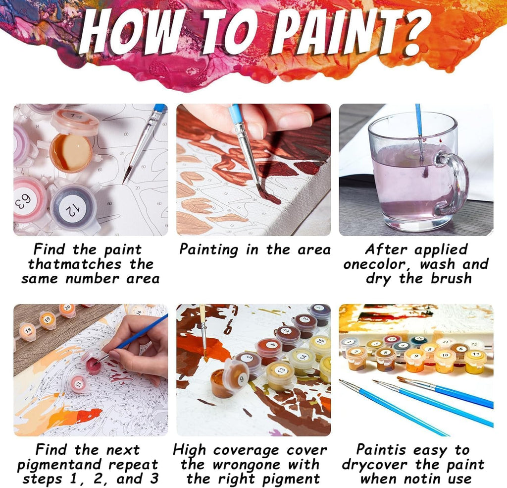 🎨 Kit Peinture à la Gouache sur Toile – DIY Art beaux-arts prix tunisie