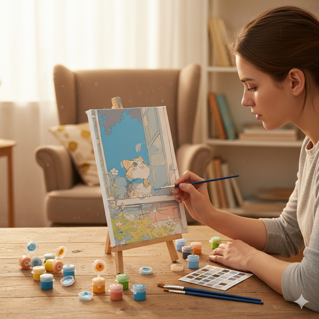 🎨 Kit Peinture à la Gouache sur Toile – DIY Art beaux-arts prix tunisie