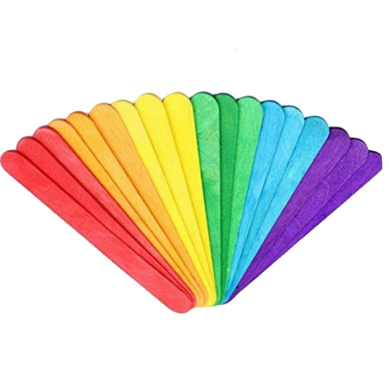 50 ABAISSE LANGUE EN BOIS COLORER beaux-arts prix tunisie