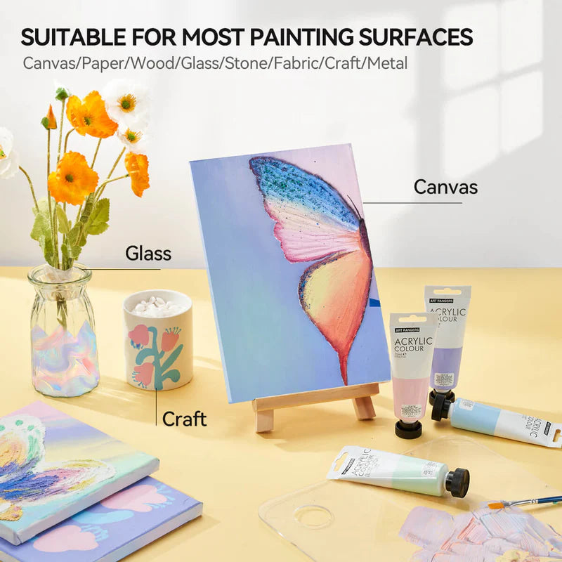 6 Tubes Acrylique Pastel 75ml ART RANGERS beaux-arts prix tunisie