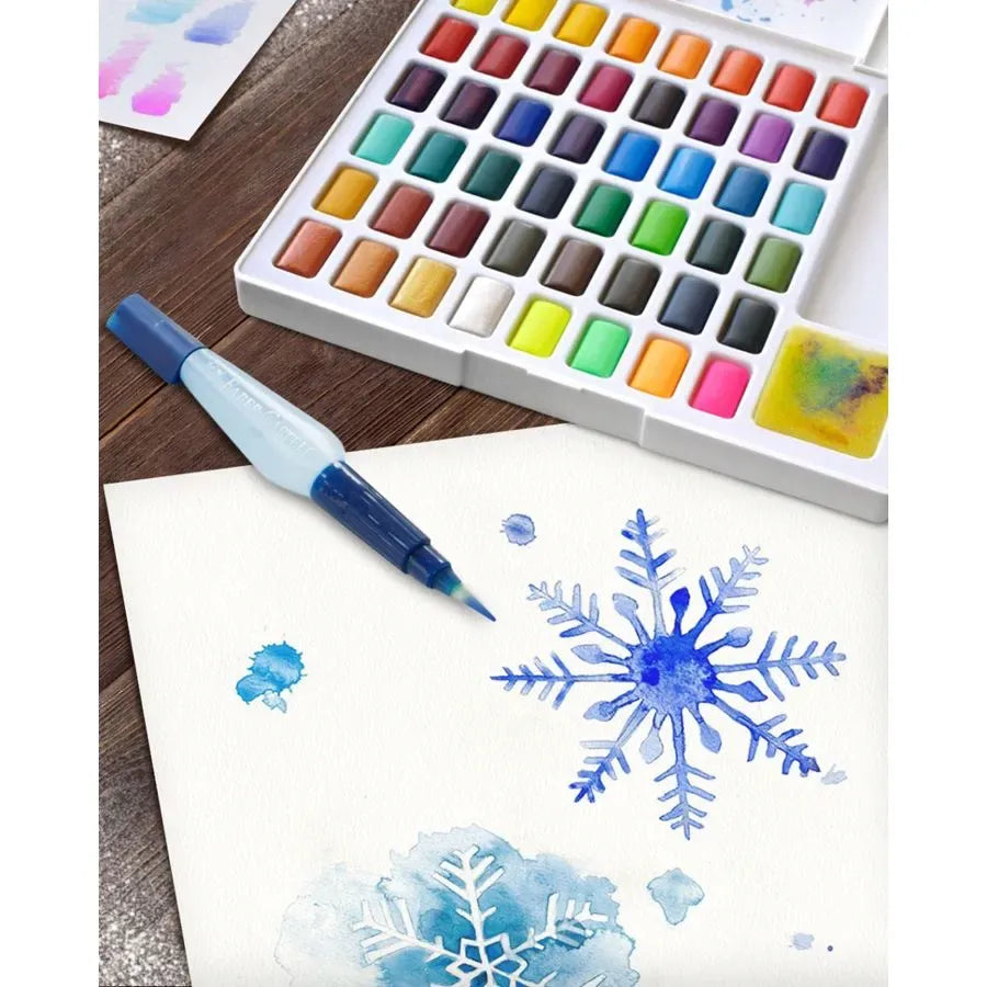 boîte de 48 Aquarelles Demi-Godets - Faber Castell beaux-arts prix tunisie