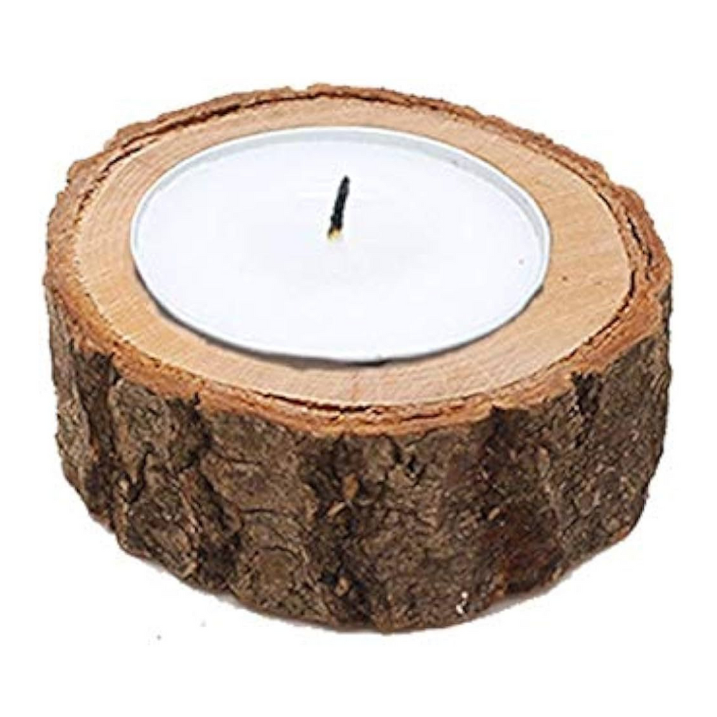 Bougeoir en bois brut Réf 846_1 beaux-arts prix tunisie