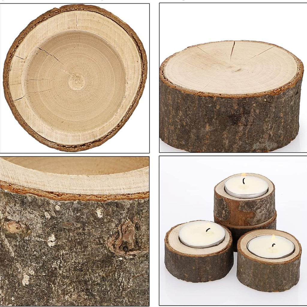 Bougeoir rondin de bois Réf 846-6 beaux-arts prix tunisie