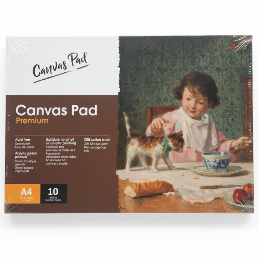 Canvas Pad Premium A4 - 10 feuilles Toile Papier beaux-arts prix tunisie