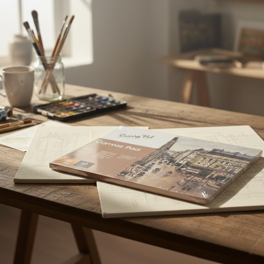 Canvas Pad Premium A5 - 10 feuilles Toile Papier beaux-arts prix tunisie