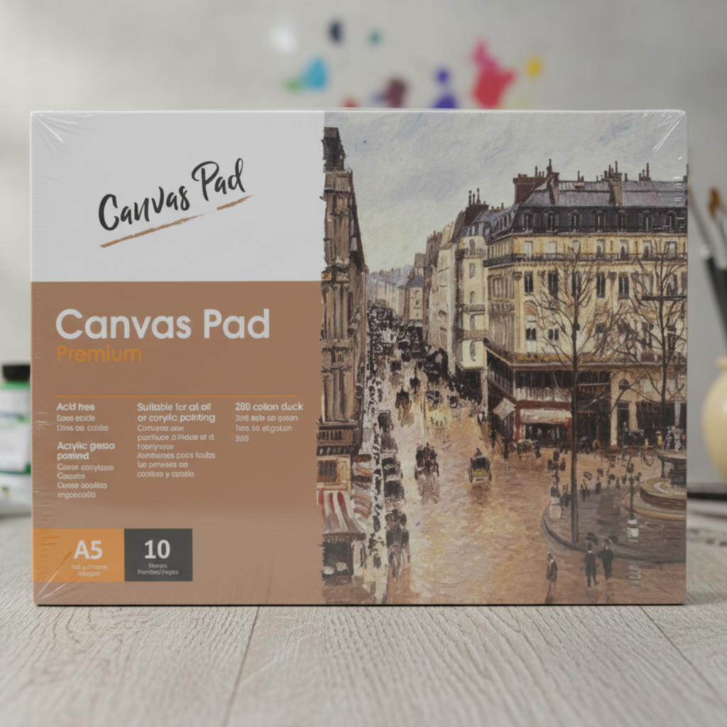 Canvas Pad Premium A5 - 10 feuilles Toile Papier beaux-arts prix tunisie
