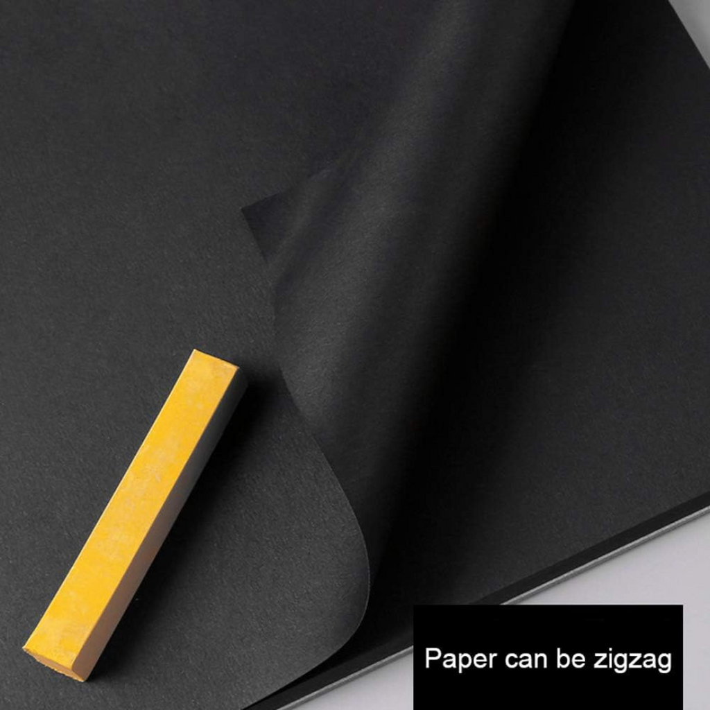 Carnet de Dessin Noir A4 – Papier épais 25 feuilles beaux-arts prix tunisie
