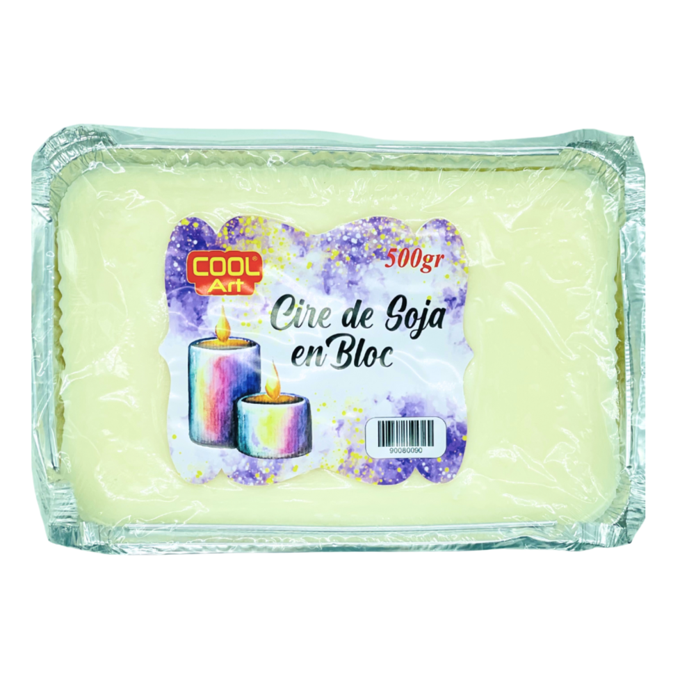 Cire de Soja en Bloc 500gr beaux-arts prix tunisie