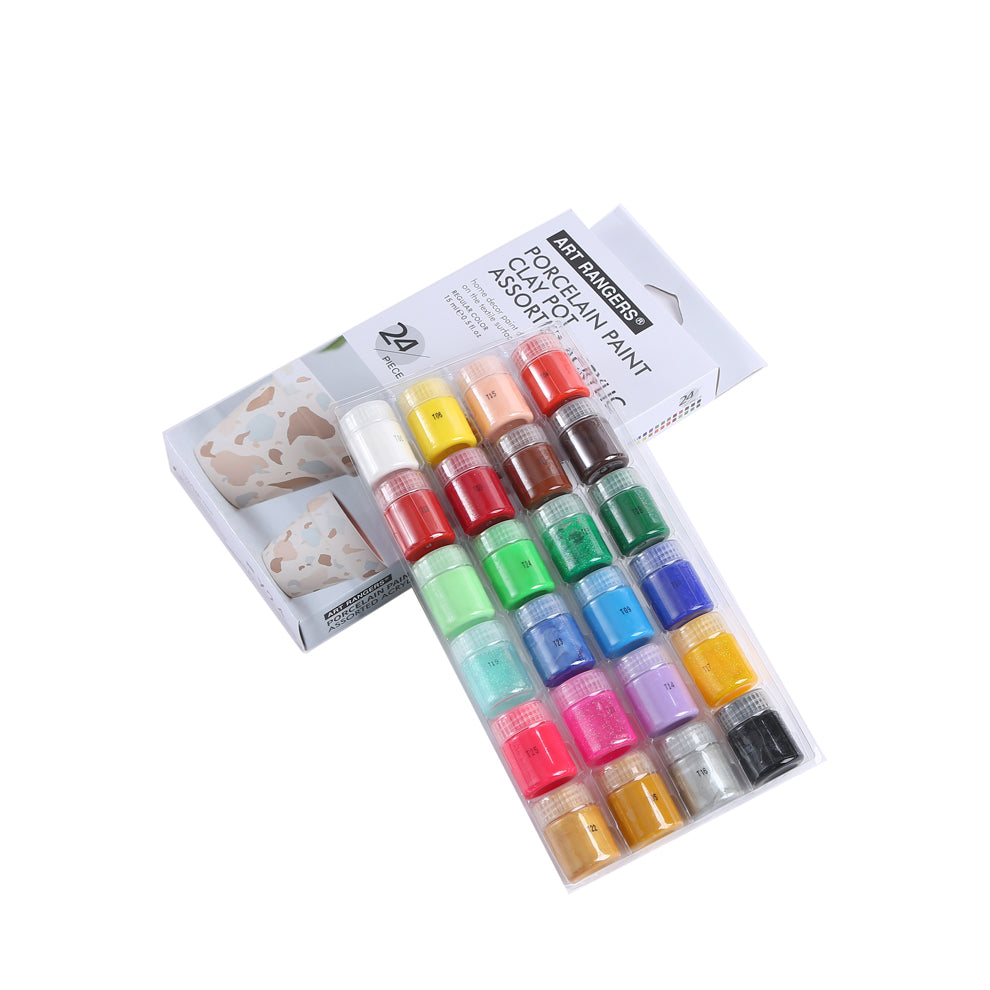 Coffret Peinture Porcelaine Art Ranger – 6 Couleurs + Pinceau (15 ml) beaux-arts prix tunisie