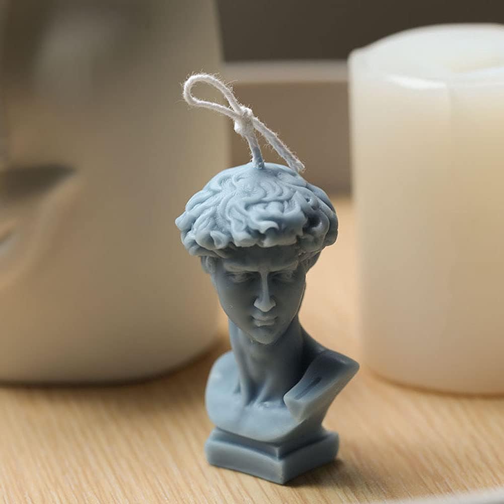 David Plâtre Portrait Bougie Moule Aromathérapie - Ref ck50-2577 beaux-arts prix tunisie