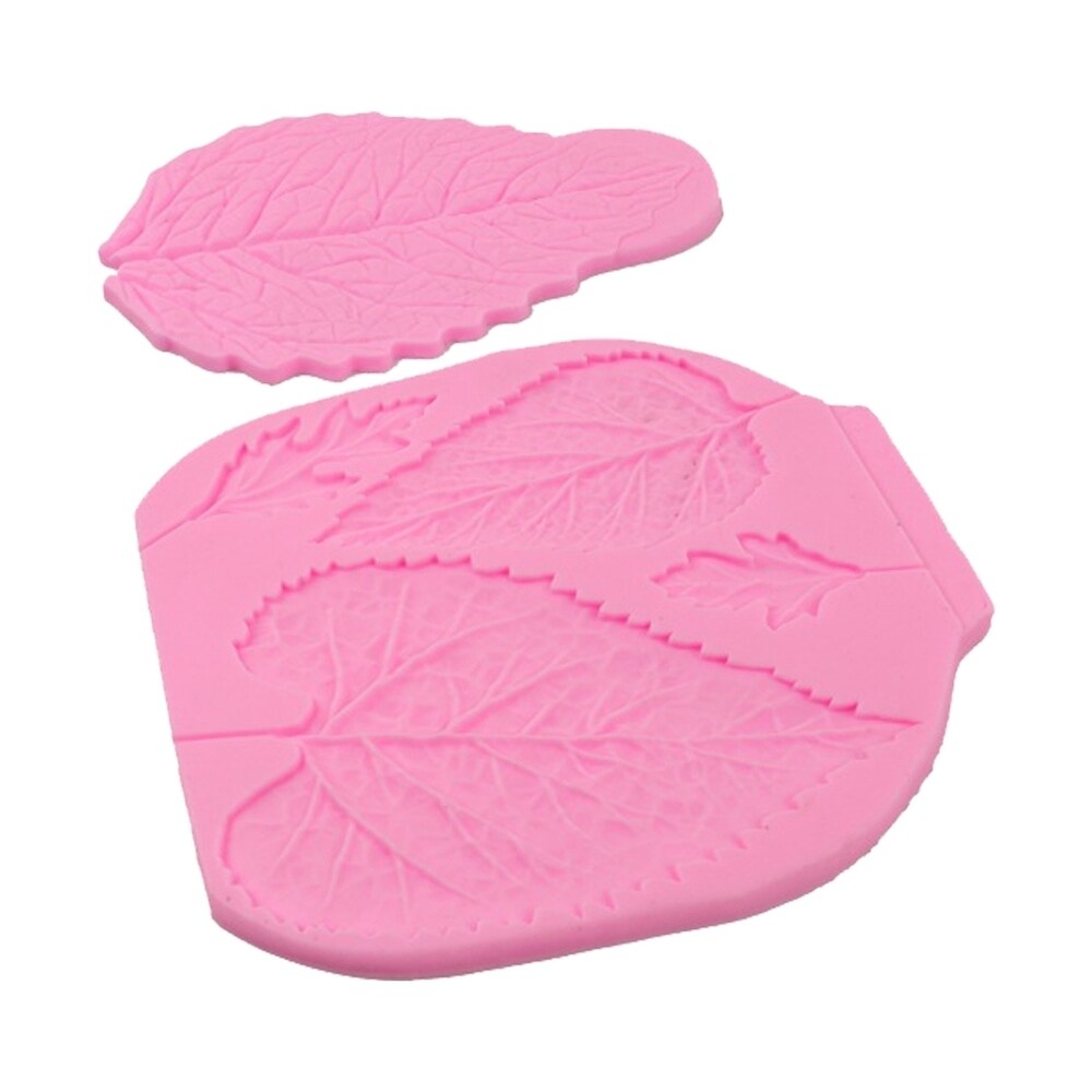 Ensemble de 2 moules à feuilles en silicone 3D - Ref CK50- 1938 beaux-arts prix tunisie