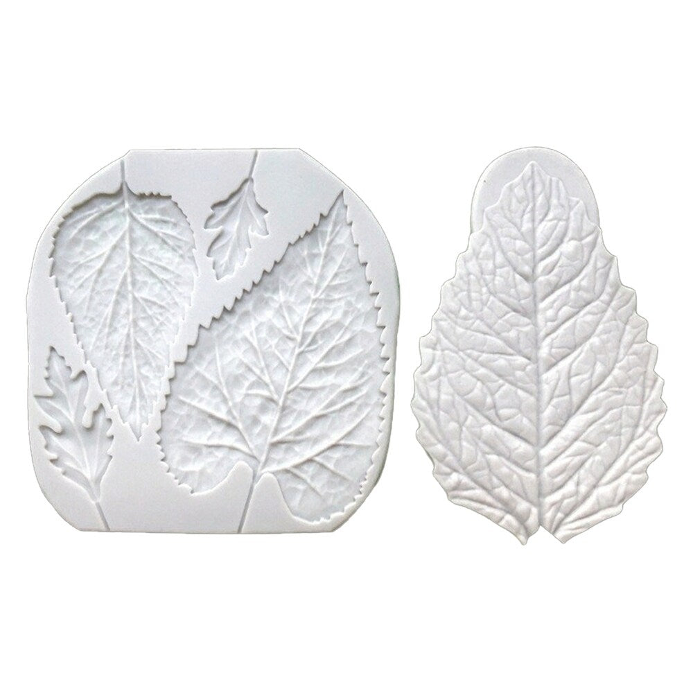 Ensemble de 2 moules à feuilles en silicone 3D - Ref CK50- 1938 beaux-arts prix tunisie