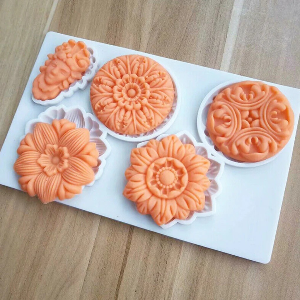 Ensemble de 6 outils de modelage en silicone fleurs - Ref CK50-1067 beaux-arts prix tunisie