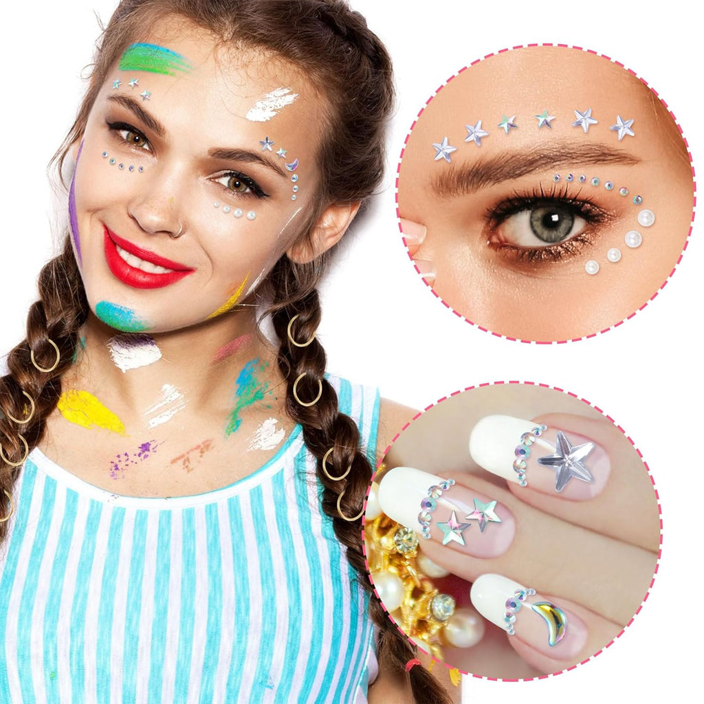 FACE & NAILS STICKERS CRYSTALS beaux-arts prix tunisie