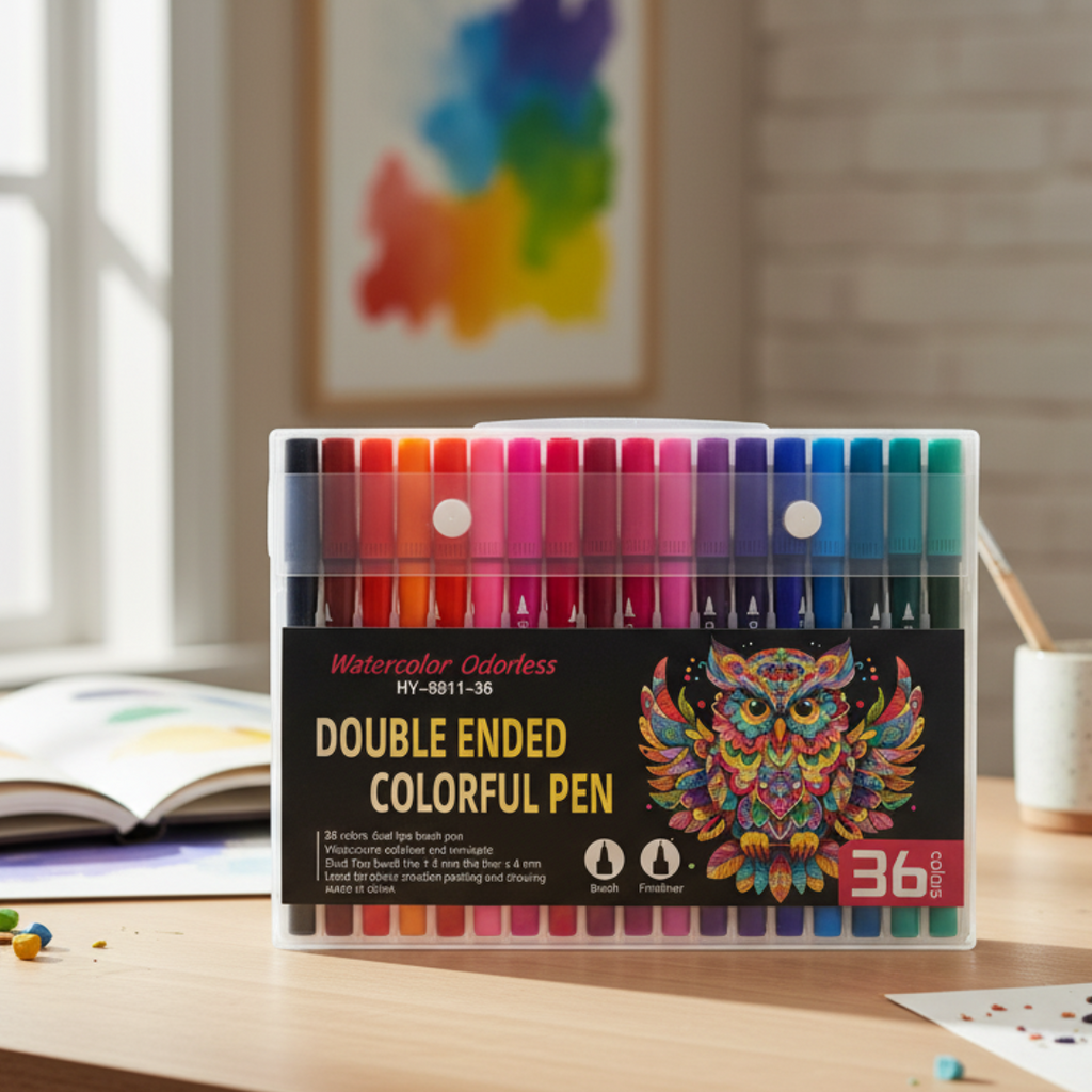 Feutres Double Pointe "Watercolor Odorless" - 36 stylos beaux-arts prix tunisie