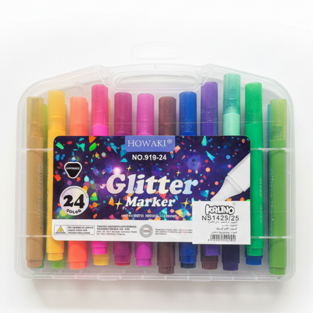Gliter Marker - Pack de 24 beaux-arts prix tunisie
