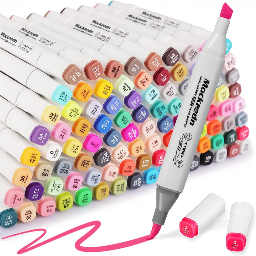 Lot 120 marqueurs à Feutre Alcool double pointe beaux-arts prix tunisie