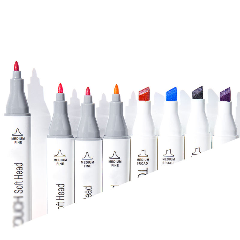 Lot 120 marqueurs à Feutre Alcool double pointe beaux-arts prix tunisie