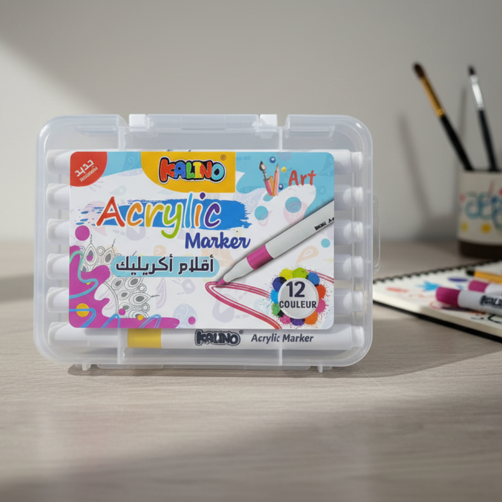 Lot de 12 Marqueurs Acryliques beaux-arts prix tunisie