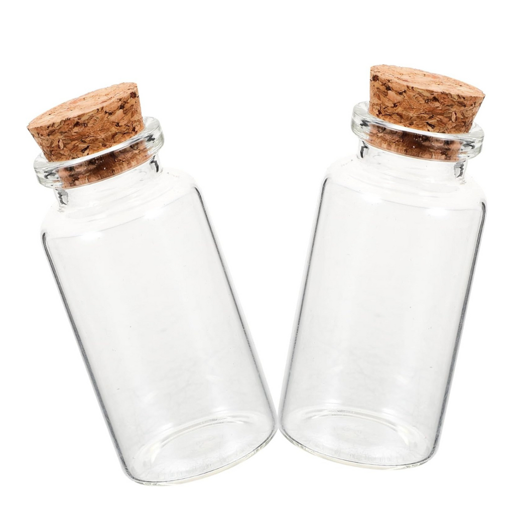 Lot de 2 petites boîtes en verre avec bouchon beaux-arts prix tunisie